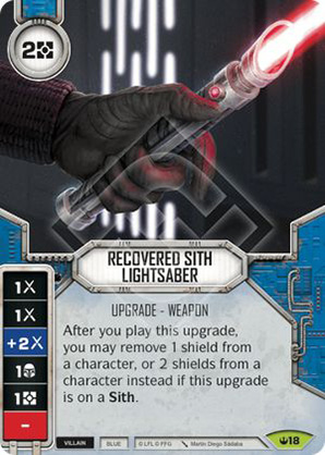 Recovered Sith Lightsaber